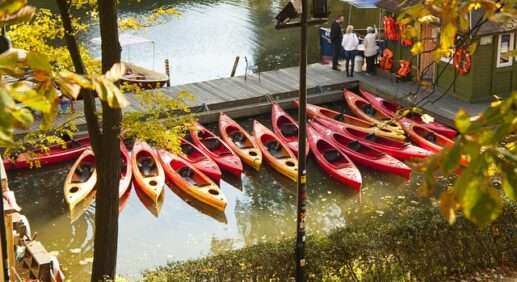 Водный маршрут для сплава на байдарках
