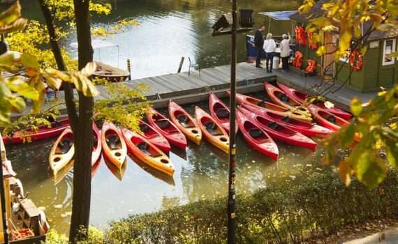 Водный маршрут для сплава на байдарках