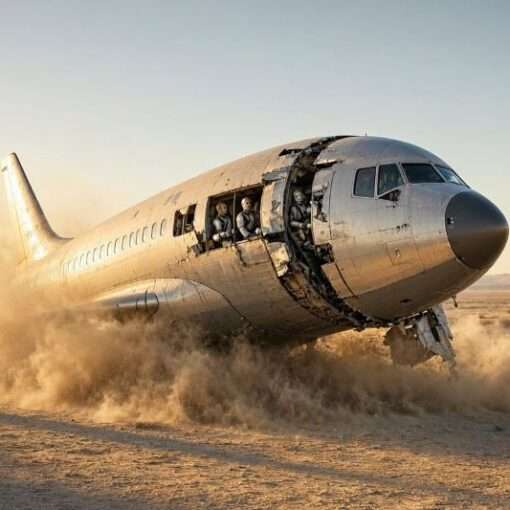 Краш-тест Boeing 727 в пустыне — эксперимент по безопасности мест в самолёте, октябрь 2026